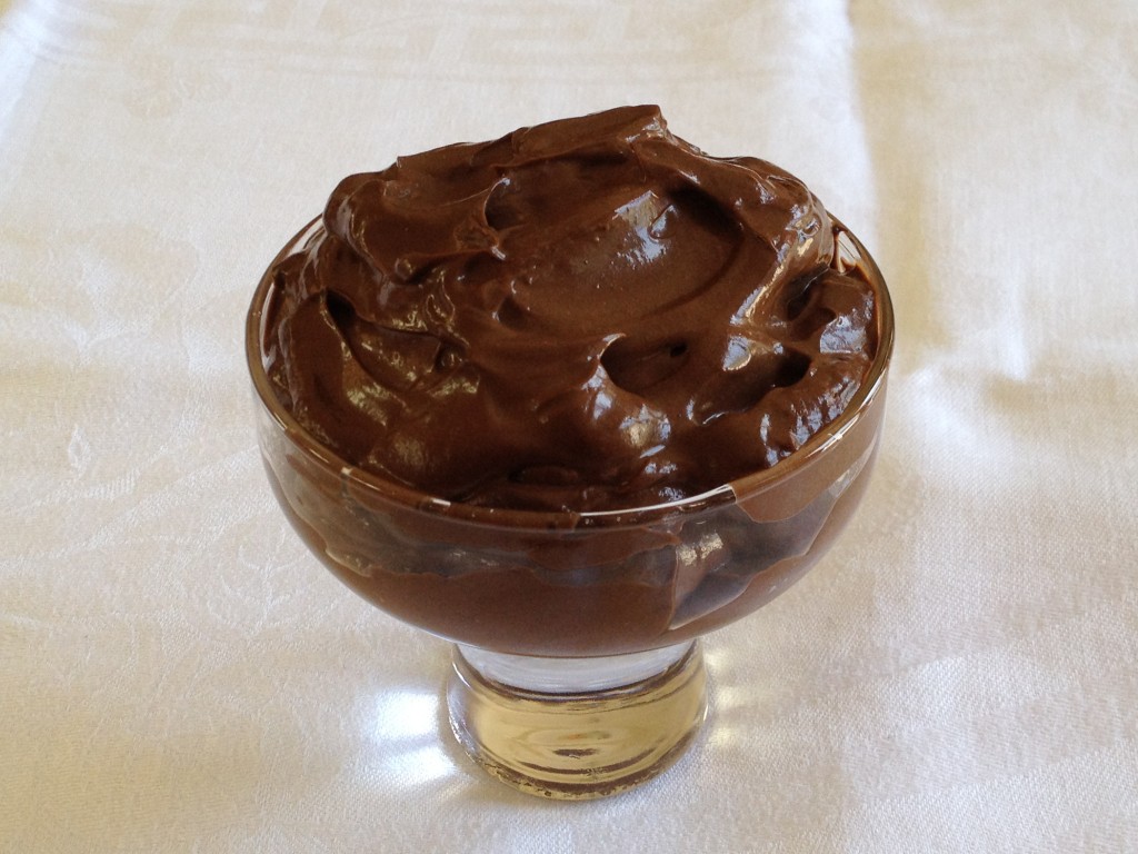 Avocado chocolate pudding