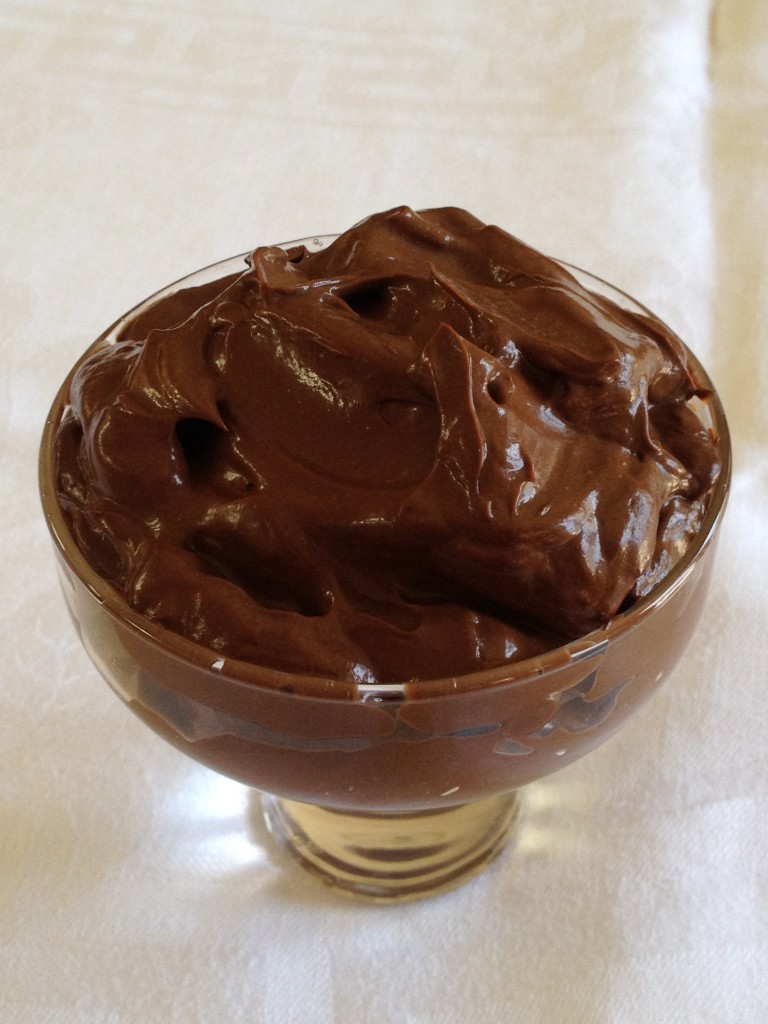 Avocado chocolate pudding