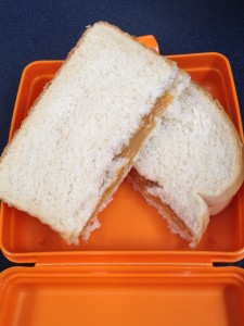Soynut butter sandwich