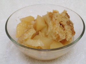 Pear Pudding cooked