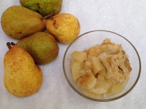 Pear Pudding with Pears